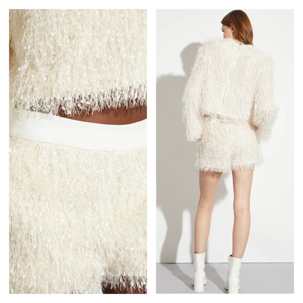 SAINTART Julia Feather
Shorts Eggshell White Size XS - Picture 2 of 12